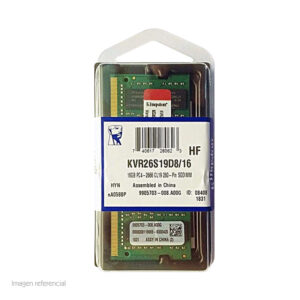 Memoria RAM DDR4 16GB Kingston laptop